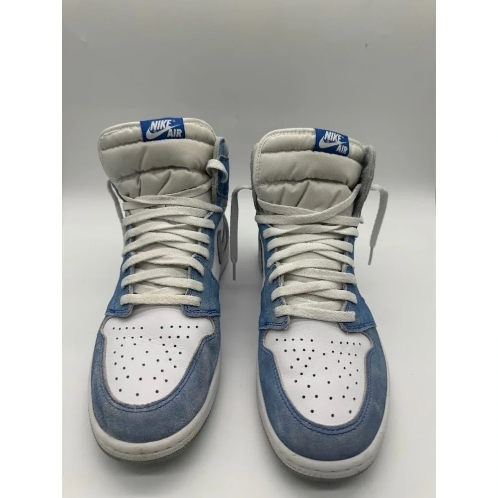 Nike Air Jordan 1 Retro High OG Hyper Royal Blue White Grey‎ 555088-402 Mens 13